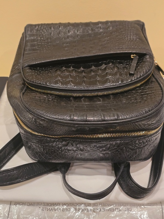 Brahmin Dartmouth Backpack - Black Melbourne Leather EUC!! main image 6